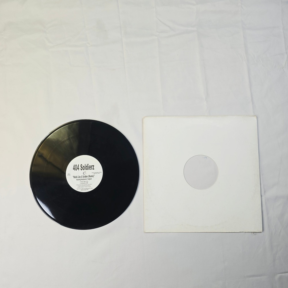 404 Soldierz Walk Like A Soldier Remix Vinyl 12" Promo Swizzbeatz Yungwun